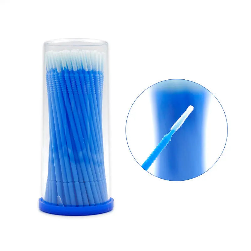 100pcs Disposable Microbrushes Eyelash Extension Removing Cotton Swab Mascara Applicator Grafting Eyelashes Makeup Tools
