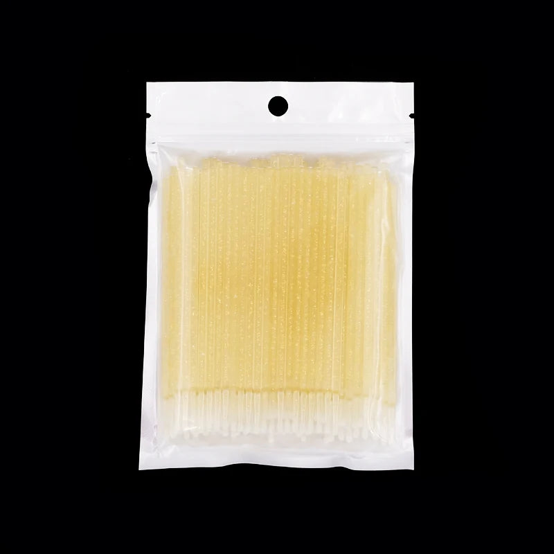 100pcs Disposable Microbrushes Eyelash Extension Removing Cotton Swab Mascara Applicator Grafting Eyelashes Makeup Tools