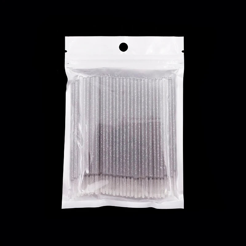 100pcs Disposable Microbrushes Eyelash Extension Removing Cotton Swab Mascara Applicator Grafting Eyelashes Makeup Tools