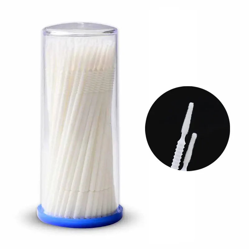 100pcs Disposable Microbrushes Eyelash Extension Removing Cotton Swab Mascara Applicator Grafting Eyelashes Makeup Tools