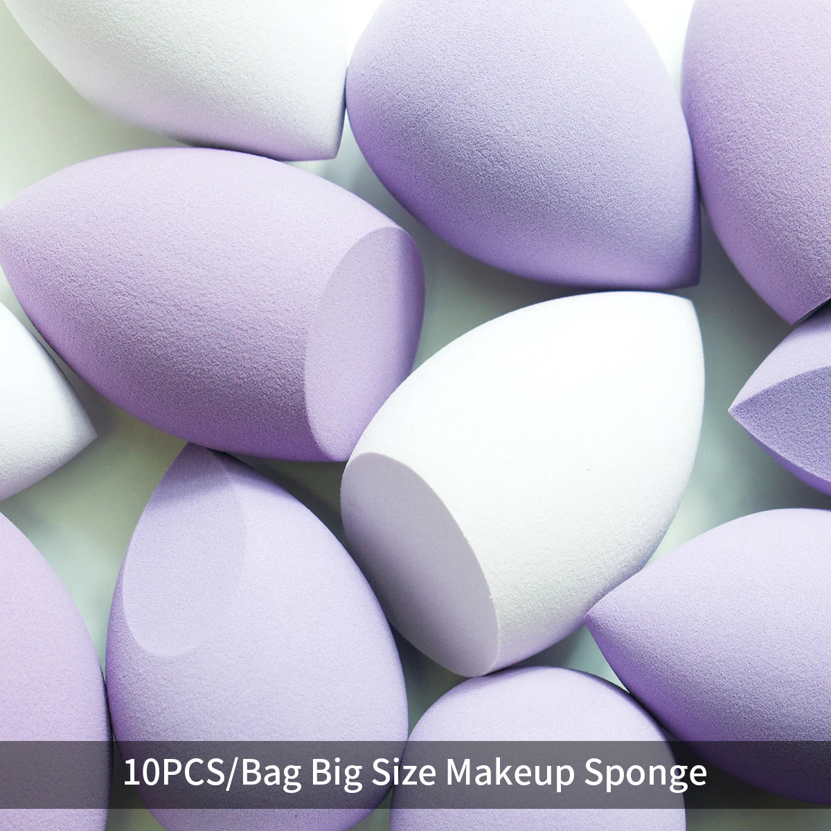 10 Pieces Makeup Sponge Cosmetic Puff Blenders Blending Sponge Foundation Applicator Cosmetic Sponges Makeup Tools Accessories