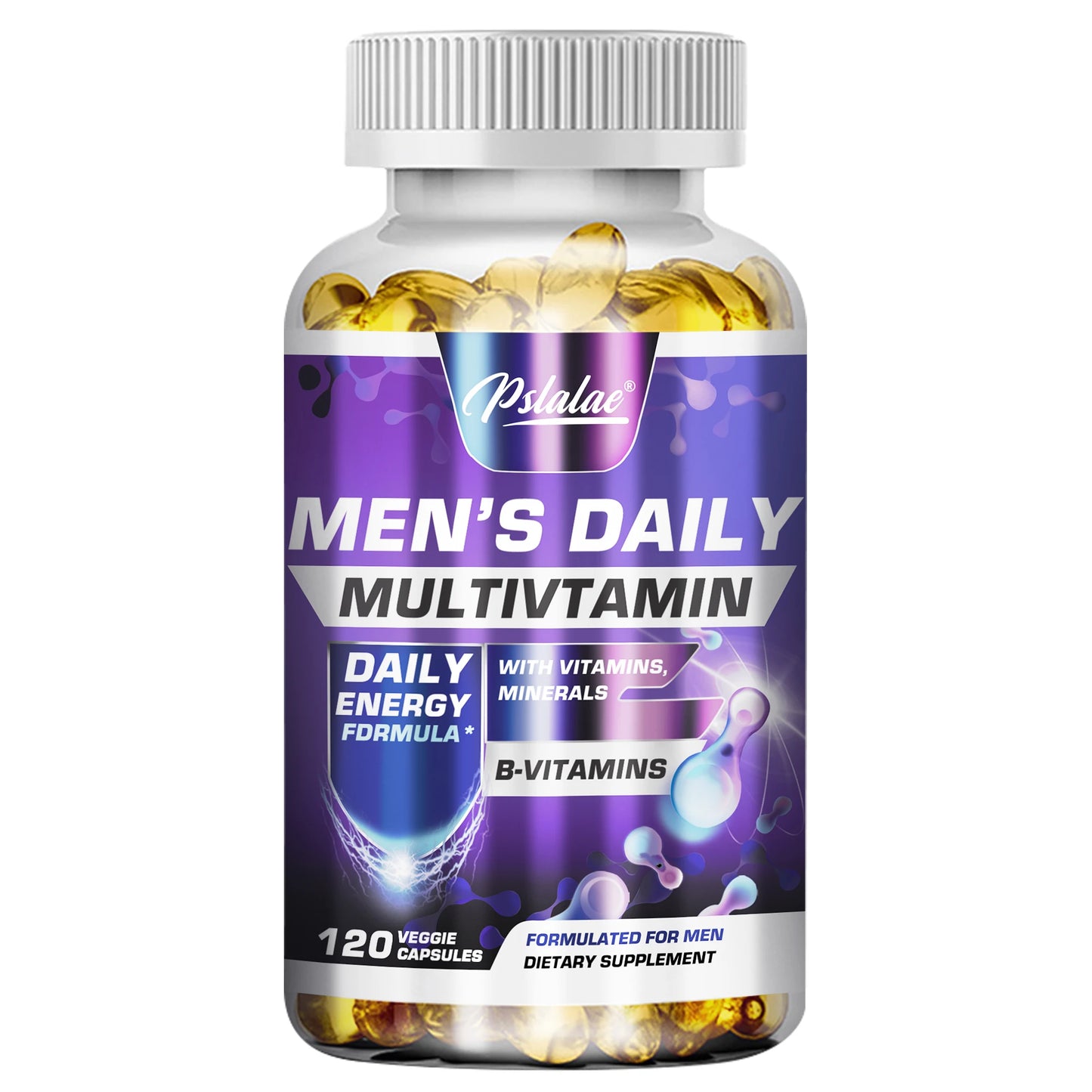Men's Multivitamin Supplement - Provides Energy and Endurance Supports Heart, Brain Health and Vitality - 120 Capsules