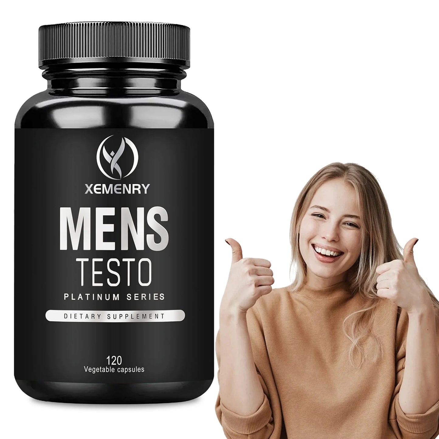 Men's Supplements - Enhances Energy Endurance and Promotes Lean Muscle Growth - 120 Capsules