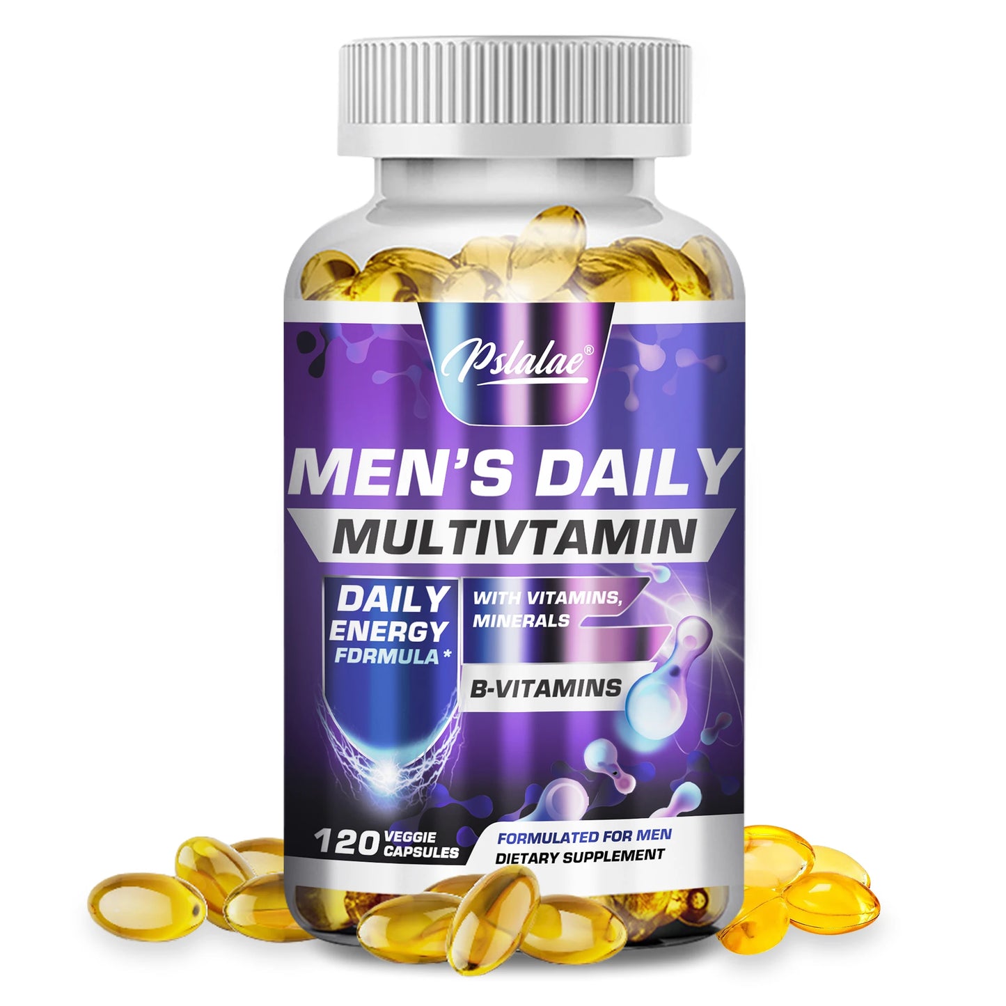 Men's Multivitamin Supplement - Provides Energy and Endurance Supports Heart, Brain Health and Vitality - 120 Capsules