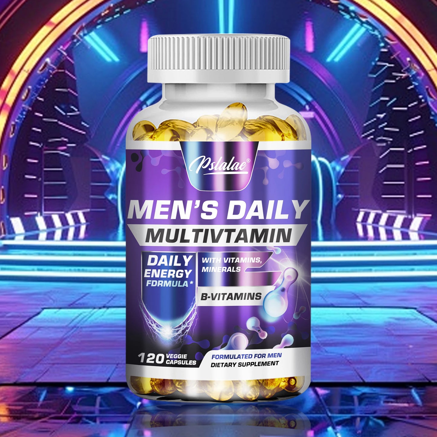 Men's Multivitamin Supplement - Provides Energy and Endurance Supports Heart, Brain Health and Vitality - 120 Capsules