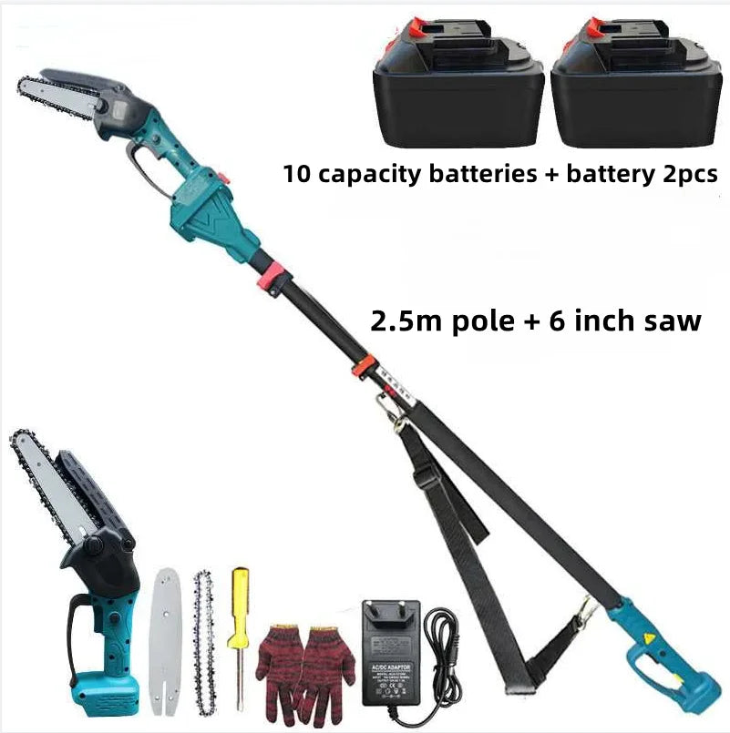 전기톱 Пила Аккумуляторная Цепная MotosegaA Batteria 충전톱 무선전기톱 Akku Kettensäge Motosierra Eléctrica Telescópica 전동전지가위 장대 텔레스코핑 전기톱