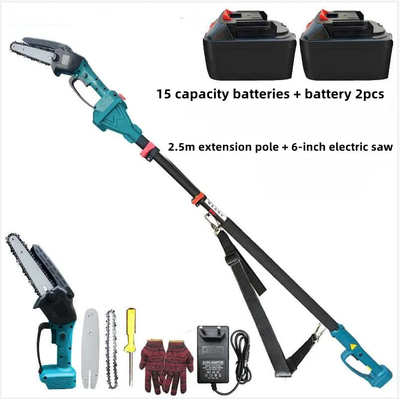 전기톱 Пила Аккумуляторная Цепная MotosegaA Batteria 충전톱 무선전기톱 Akku Kettensäge Motosierra Eléctrica Telescópica 전동전지가위 장대 텔레스코핑 전기톱