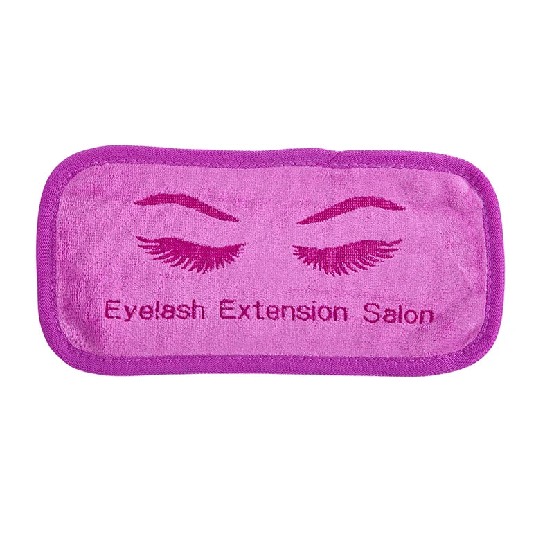 1Pc Reusable Eyelashes Tray Eyelash Extension Forehead Sticker Pallet Pad Grafted Soft Towel Lash Accessories Makeup Tools
