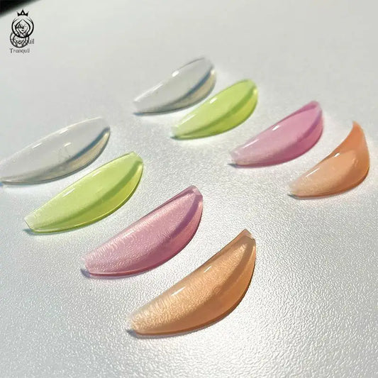 4 Pairs Of Silicone Eyelash Perm Pad Lifting Lashes Rods Shield L Warped Eyelash Curler Accessories Applicator Makeup Tools