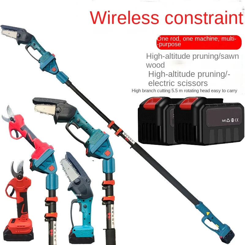 전기톱 Пила Аккумуляторная Цепная MotosegaA Batteria 충전톱 무선전기톱 Akku Kettensäge Motosierra Eléctrica Telescópica 전동전지가위 장대 텔레스코핑 전기톱
