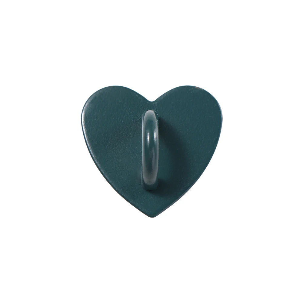 2 PCS Metal Heart Phone Charm Holder Finger Ring Stand Hooks 2.4cm Keychain Hooks Phone Accessories
