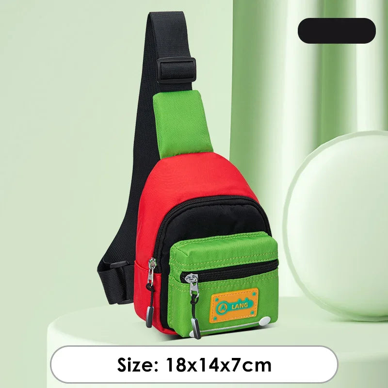 Kids New Contrast Color Backpacks For Elementary School Students Oxford Toddler Girls Boys Schoolbags Mochila Para Niños Escolar