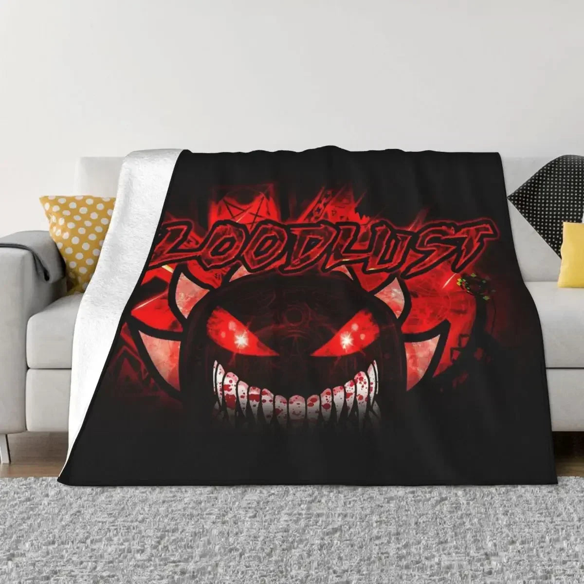 Mantas geométricas Angry Dash, manta de franela multifunción de dibujos animados de Anime, súper cálida, para cama, edredón de
