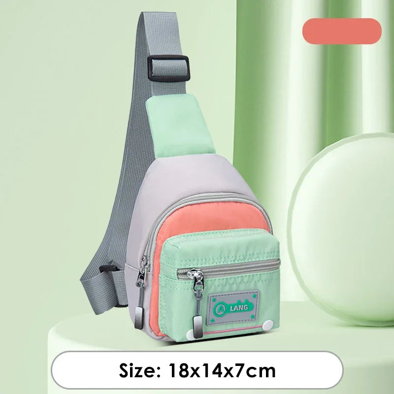Kids New Contrast Color Backpacks For Elementary School Students Oxford Toddler Girls Boys Schoolbags Mochila Para Niños Escolar