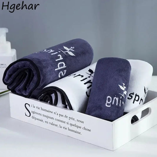4pcs 35x75cm Face Towels Household Absorbent Skin-friendly Quick Drying Washcloth Hotel Simple Skin Friendly Toallas Four Season