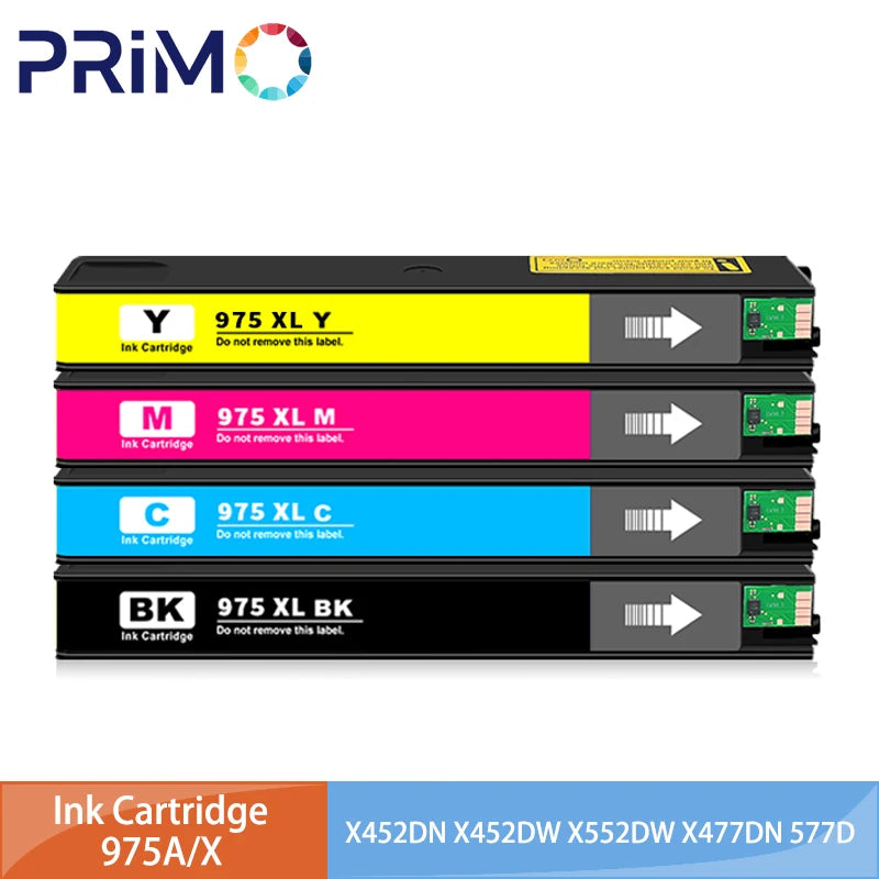Inkjet 975A 975X 975 Ink Cartridge Compatible for HP975A for HP 352DW 377DW 377DN 452DW 452DN 477DW 552DW 577DN 577DW P55250dw