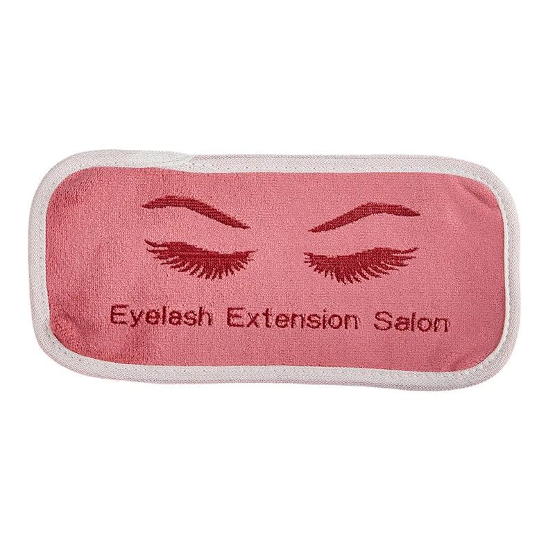 1Pc Reusable Eyelashes Tray Eyelash Extension Forehead Sticker Pallet Pad Grafted Soft Towel Lash Accessories Makeup Tools