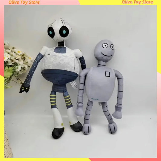 42cm The Wild Robot Roz Fans Plush Toys Gift Cute Soft Stuffed Robot Pillow Home Decor Funny Children Birthday Christmas Gifts