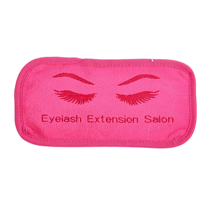 1Pc Reusable Eyelashes Tray Eyelash Extension Forehead Sticker Pallet Pad Grafted Soft Towel Lash Accessories Makeup Tools