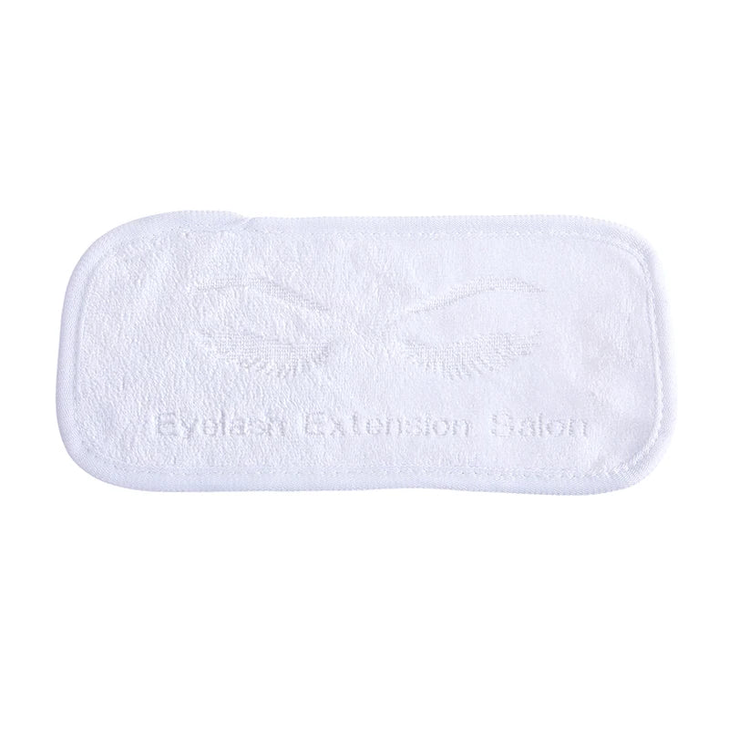 1Pc Reusable Eyelashes Tray Eyelash Extension Forehead Sticker Pallet Pad Grafted Soft Towel Lash Accessories Makeup Tools