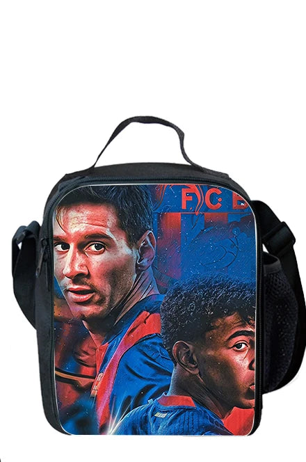 2025 Lamine Yamal Child School Backpack With Thermal Cooler Lunch Box Pencil Bags School Bags for Boys Girls Best Gift
