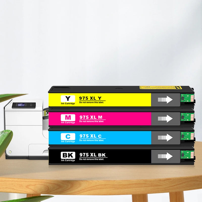 Inkjet 975A 975X 975 Ink Cartridge Compatible for HP975A for HP 352DW 377DW 377DN 452DW 452DN 477DW 552DW 577DN 577DW P55250dw