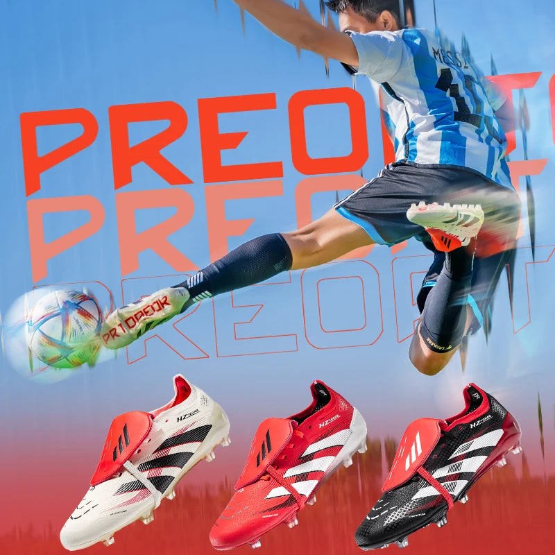 Original New Men Football Shoes Professional Football Shoes Society Cleats Indoor Fast Soccer Shoes Training Zapatos De Futbol