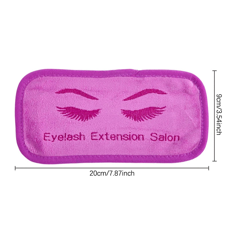 1Pc Reusable Eyelashes Tray Eyelash Extension Forehead Sticker Pallet Pad Grafted Soft Towel Lash Accessories Makeup Tools